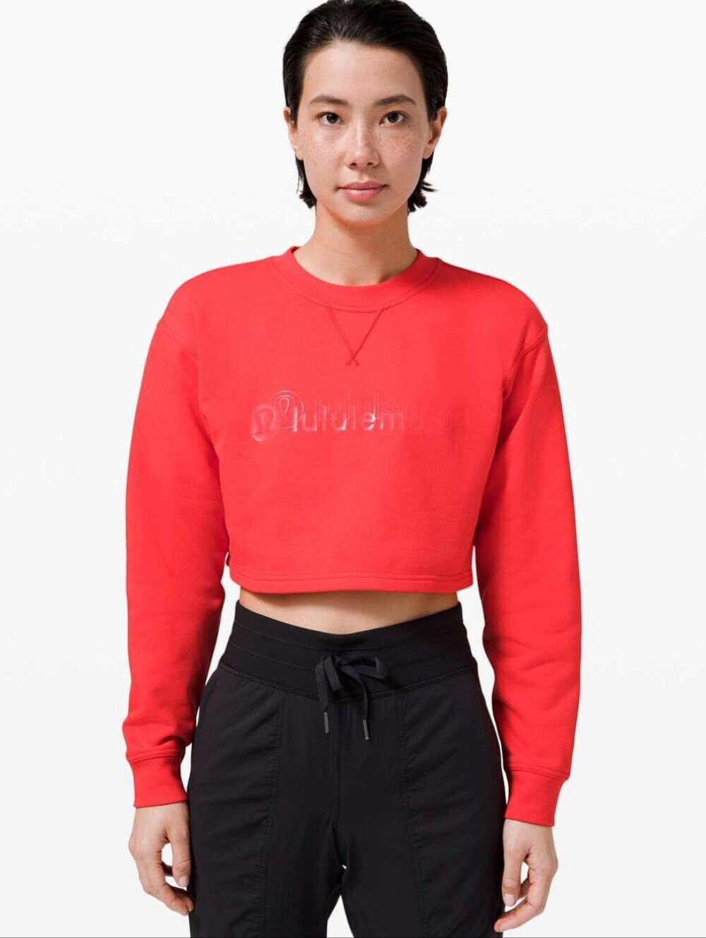 Lululemon All Yours Cropped Crew Lunar New Year Size M